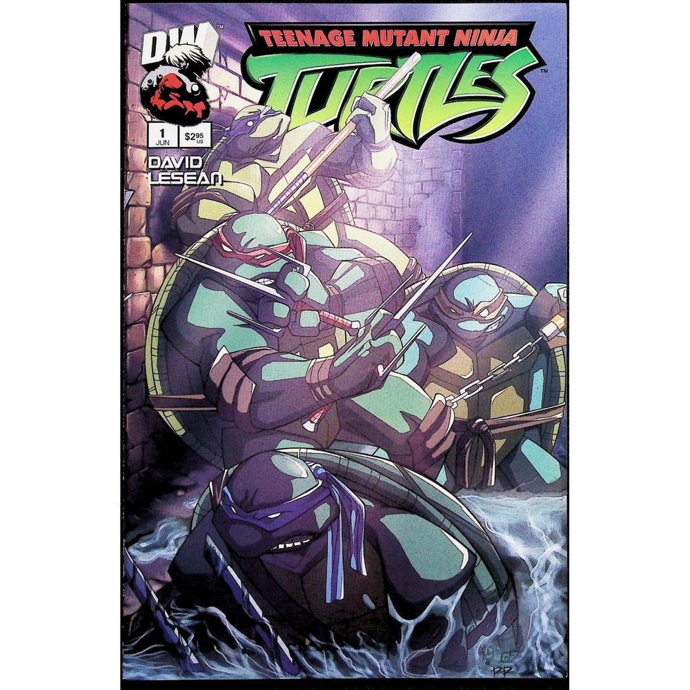 Teenage Mutant Ninja Turtles #1 TMNT Donatello, Leonardo Dreamwave Comic Book